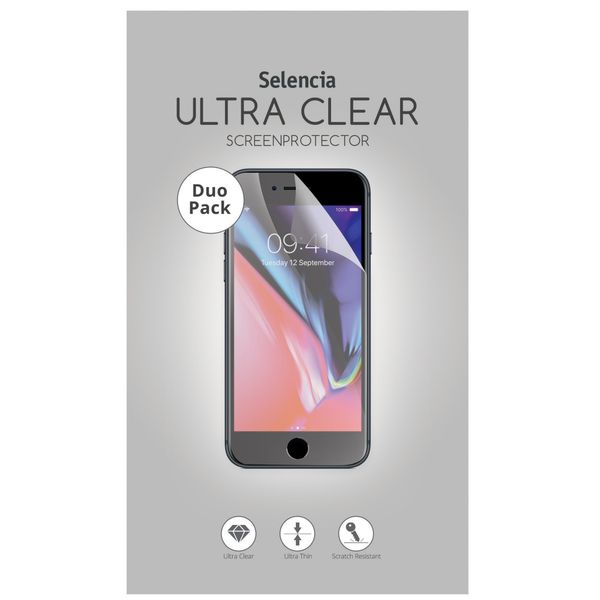 Selencia Duo Pack Ultra Clear Screenprotector Motorola Moto G6 Plus