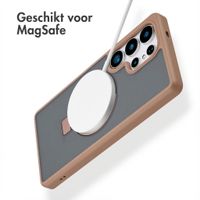 Accezz Ring Stand Backcover met MagSafe Samsung Galaxy S25 Ultra - Bruin
