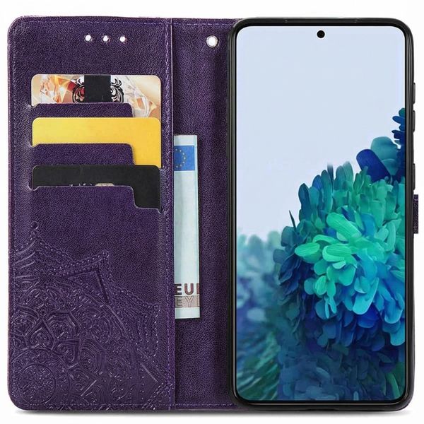 imoshion Mandala Bookcase Samsung Galaxy S22 - Paars