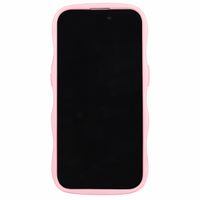 Holdit Wavy Case iPhone 14 Pro - Pink / Transparent