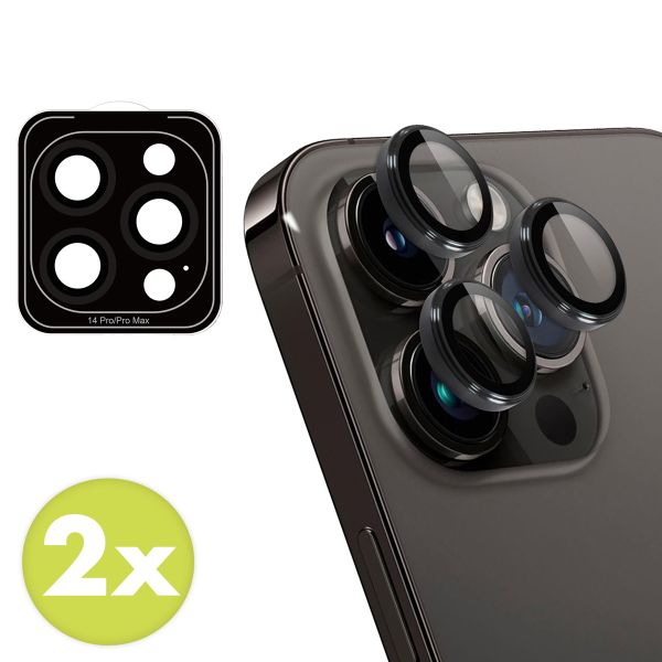 imoshion 2 Pack Camera lens protector Apple iPhone 14 Pro / 14 Pro Max - Grijs