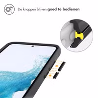 imoshion Rugged Hybrid Case Samsung Galaxy A54 (5G) - Zwart