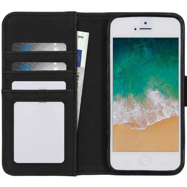 imoshion Luxe Bookcase Apple iPhone SE (2016) / 5 / 5s - Donkerblauw