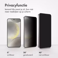 Accezz Gehard Glas Privacy Screenprotector Samsung Galaxy S24 / S25