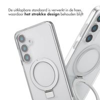 Accezz Ring Stand Backcover met MagSafe Samsung Galaxy S25 Plus - Transparant