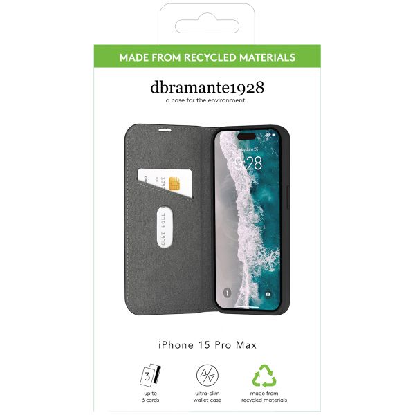 dbramante1928 Oslo Bookcase Apple iPhone 15 Pro Max - Zwart