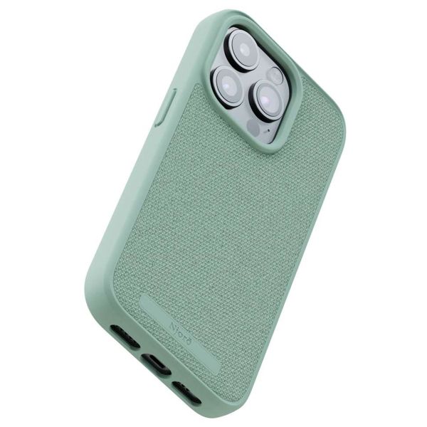 Njorð Collections Fabric MagSafe Case iPhone 15 Pro - Turquoise