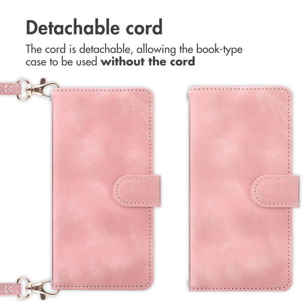imoshion Bookcase with Strap Apple iPhone 15 - Pink