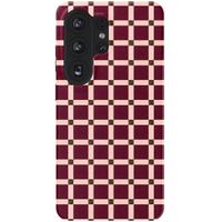 Selencia Vivid Backcover Samsung Galaxy S26 Ultra - Check This Burgundy