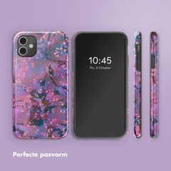 Selencia Vivid Backcover Apple iPhone 11 - Fresh Paint Flower Orange