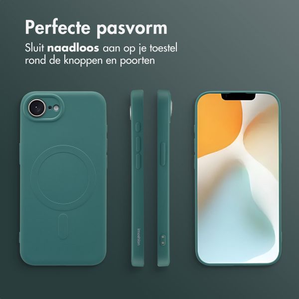 imoshion Color Backcover met MagSafe iPhone 16e - Donkergroen