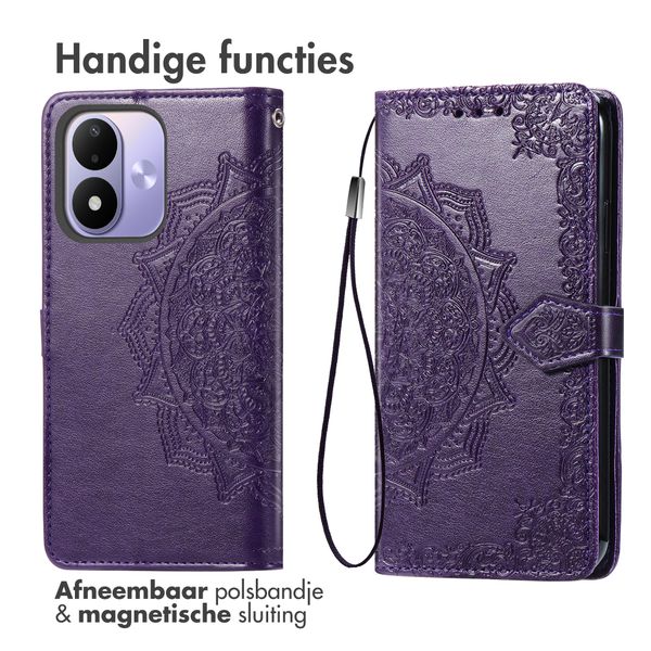 imoshion Mandala Bookcase Xiaomi Redmi Note 17 (5G) - Paars
