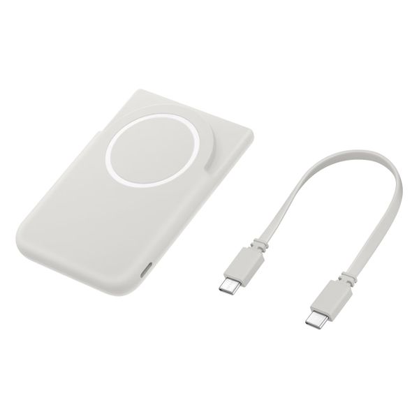 Samsung Magnet Wireless Battery Pack 5.000 mAh - Draadloze powerbank - Grijs
