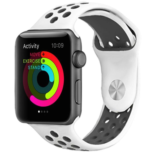 imoshion Siliconen sport bandje Apple Watch Series 1-10 / SE / Ultra (2) - 42/44/45/46/49 mm