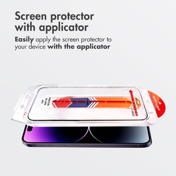 Accezz Tempered Glass Screen Protector + Applicator Apple iPhone 14 Pro