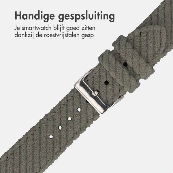 imoshion Corduroy bandje Apple Watch | 38/40/41/42 mm - Groen
