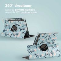 imoshion 360° Draaibare Design Bookcase Samsung Galaxy Tab S10 Plus / Tab S9 FE Plus / Tab S9 Plus - Flowers