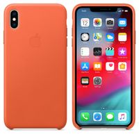 Apple Leather Backcover Apple iPhone Xs Max - Sunset