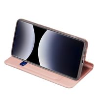 Dux Ducis Slim Softcase Bookcase Xiaomi Redmi Note 14 Pro (5G) - Rosé Goud