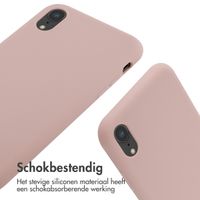 imoshion Siliconen hoesje met koord iPhone Xr - Sand Pink