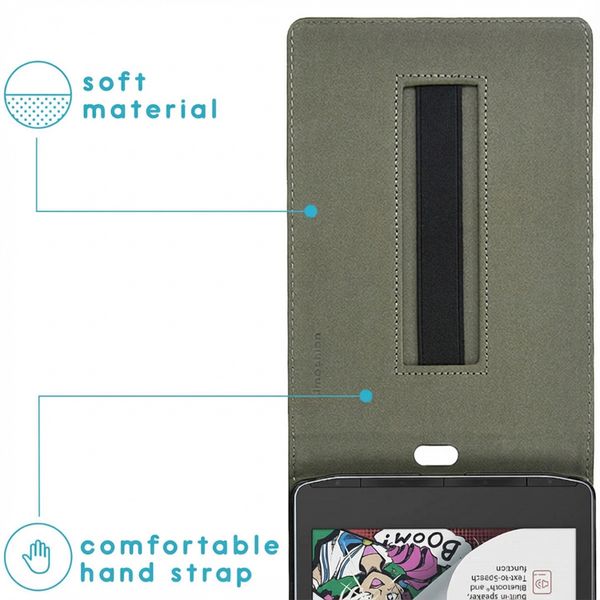 imoshion Stand Flipcase Pocketbook InkPad Color 3 / InkPad 4 - Lichtblauw