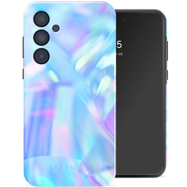 Selencia Vivid Tough Backcover Samsung Galaxy A35 - Holographic Blue Dream
