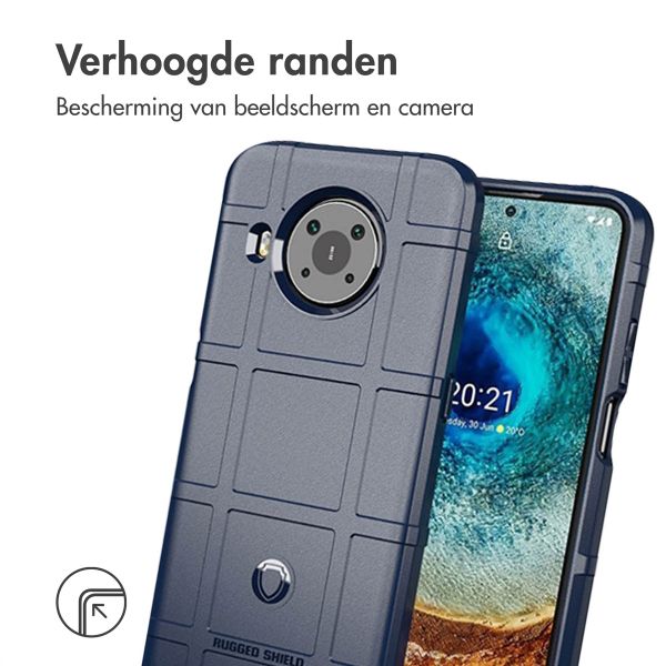 imoshion Rugged Shield Backcover Nokia X10 / X20 - Donkerblauw