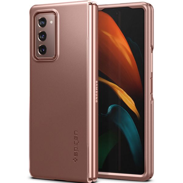 Spigen Thin Fit Pro Backcover Samsung Galaxy Z Fold2 - Bronze