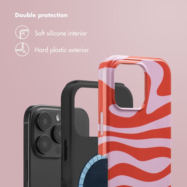 Selencia Vivid Back Cover with MagSafe Apple iPhone 16 Pro - Dream Swirl Pink
