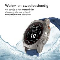 imoshion QuickFit® Siliconen bandje voor Garmin Watch | 26 mm aansluiting - Donkerblauw