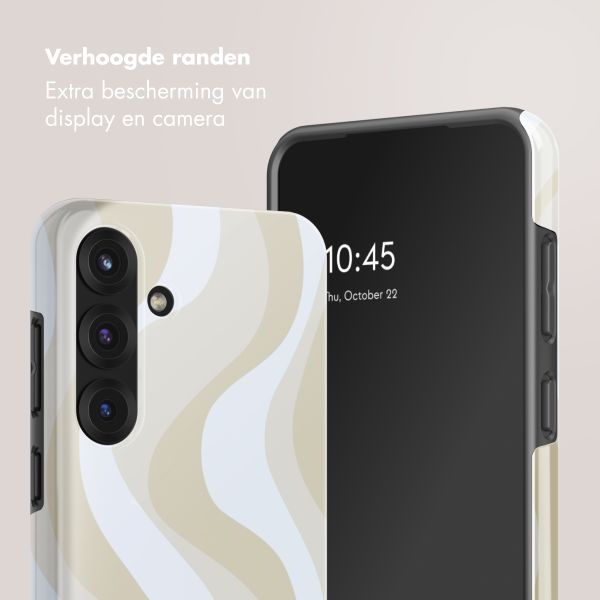 Selencia Vivid Backcover Samsung Galaxy S25 - Desert Waves Beige