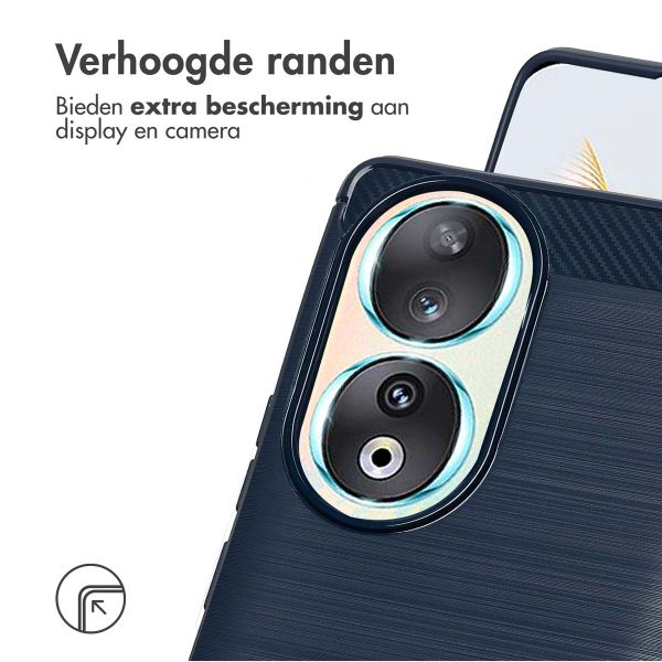 imoshion Brushed Backcover Honor 90 - Blauw