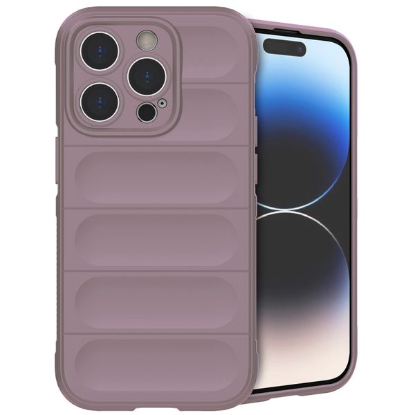 imoshion EasyGrip Backcover iPhone 14 Pro - Paars