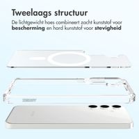 Accezz Xtreme Impact Backcover met MagSafe Samsung Galaxy S25 FE - Transparant