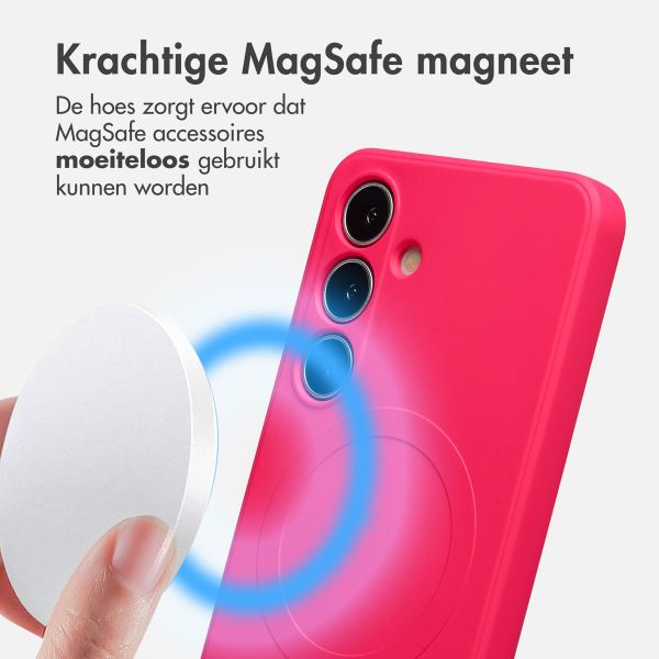 imoshion Color Backcover met MagSafe Samsung Galaxy S24 - Neon Pink
