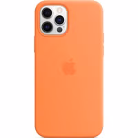 Apple Silicone Backcover MagSafe Apple iPhone 12 (Pro) - Kumquat
