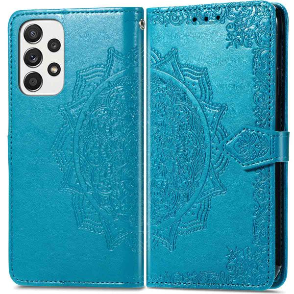 imoshion Mandala Bookcase Samsung Galaxy A33 - Turquoise