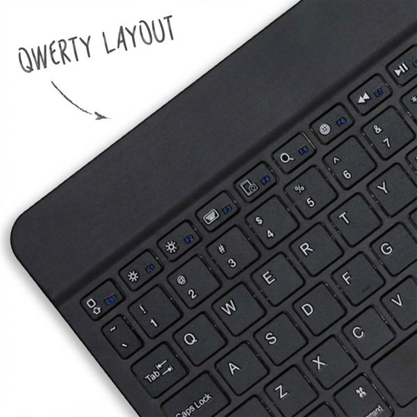 Accezz Bluetooth Keyboard Book Case Apple iPad Air 11 inch (2026) M4 / (2025) M3 / (2024) M2 / Air 5 (2022) / Air 4 (2020) / Pro 11 (2018/2020/2021/2022) - QWERTY / NL - Black