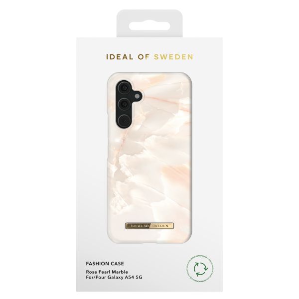 iDeal of Sweden Fashion Backcover Samsung Galaxy A54 (5G) - Rose Pearl Marble