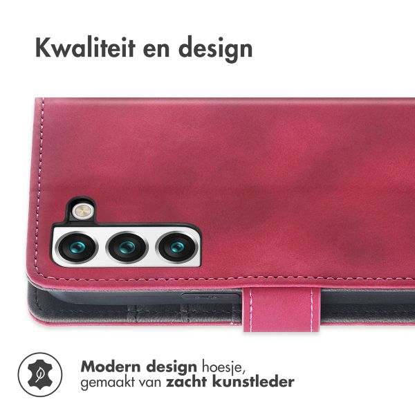 imoshion Bookcase met koord Samsung Galaxy S22 - Rood