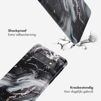 Selencia Vivid Tough Backcover Samsung Galaxy S10 - Chic Marble Black