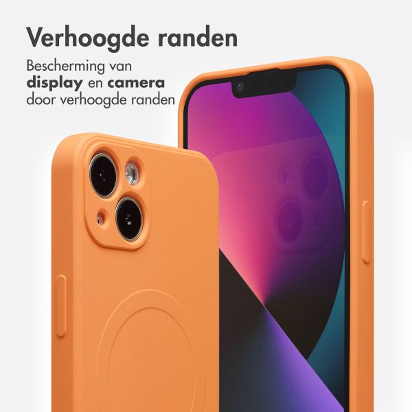 imoshion Color Backcover met MagSafe Apple iPhone 13 - Neon Orange