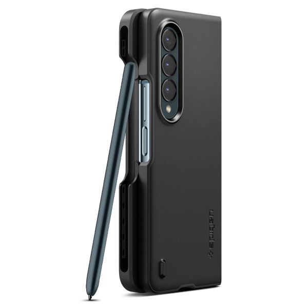 Spigen Thin Fit Pro Backcover Samsung Galaxy Fold 4 - Zwart