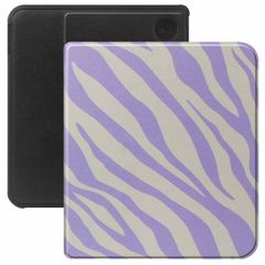 Selencia Vivid Bookcase Kobo Libra Colour - Zebra Light Lilac