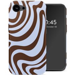 Selencia Vivid Backcover met MagSafe Apple iPhone 17e / 16e - Dream Swirl Chocolate