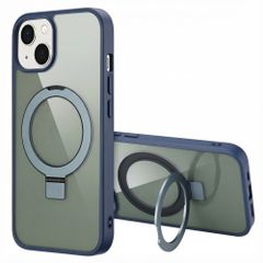 Accezz Ring Stand Backcover met MagSafe Apple iPhone 13 - Blauw