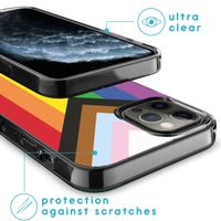 imoshion Design hoesje iPhone 12 (Pro) - Rainbow flag