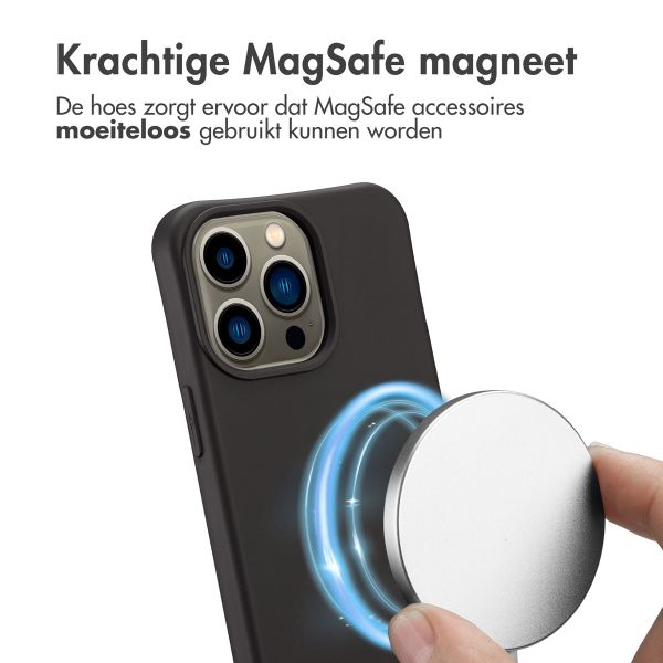 imoshion Color Backcover met afneembaar koord MagSafe Apple iPhone 13 Pro - Black Coffee