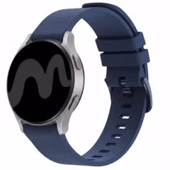 imoshion Siliconen sport bandje met gesp  - Universeel 20 mm aansluiting - Donkerblauw