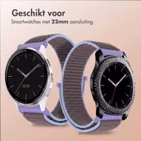 imoshion Nylon bandje  - Universeel 22 mm aansluiting - Lila